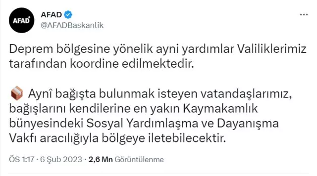 Deprem bölgesine uzaktan nasıl yardım ederim? - Sayfa 6