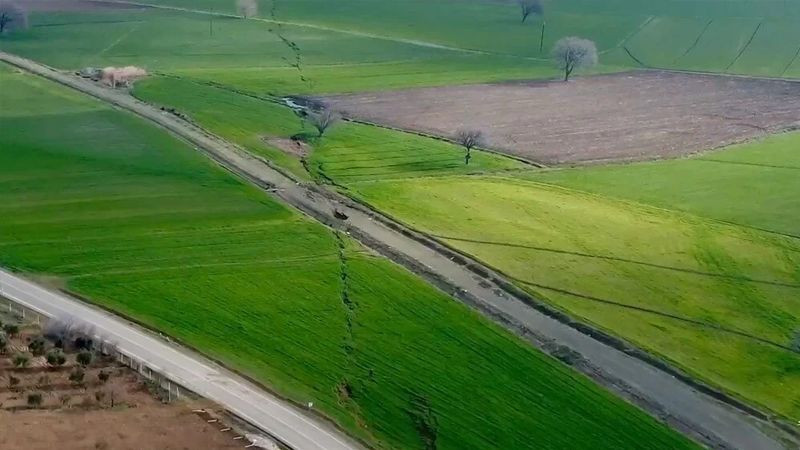 Kahramanmaraş'taki fay kırığı böyle görüntülendi - Sayfa 1