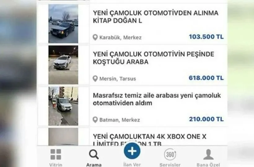 Yeni Çamoluk Otomotiv'e gönderme yapılan ilanlar dikkat çekti: "Önünde takla atmış 2012 model..." - Sayfa 6