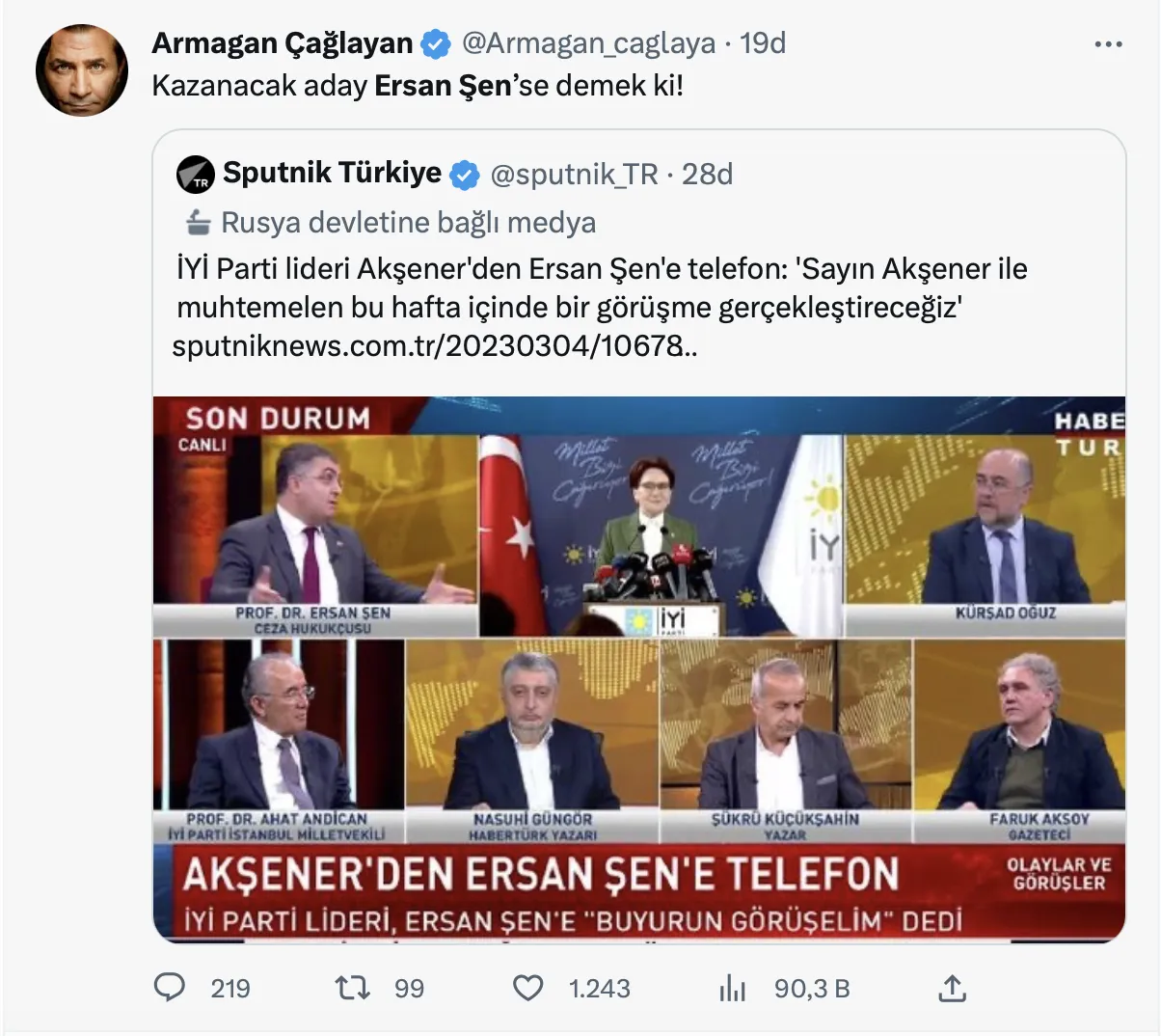 Sosyal medyada Meral Akşener'e 'Ersan Şen' tepkisi: 18 ayda ikna olmadı, reklam arasında... - Sayfa 8