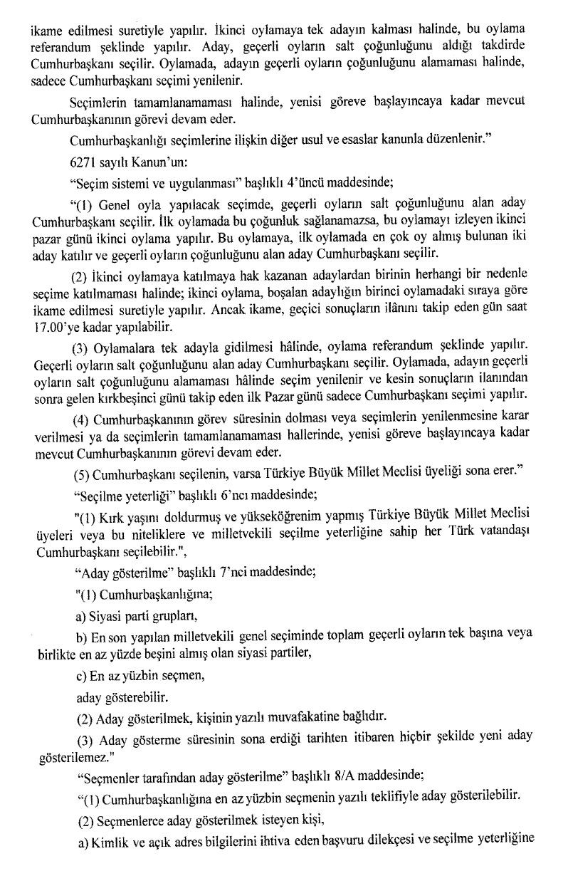 Resmi Gazete’deki YSK kararlarında dikkat çeken detay! İkinci tura tek aday kalırsa… - Sayfa 20