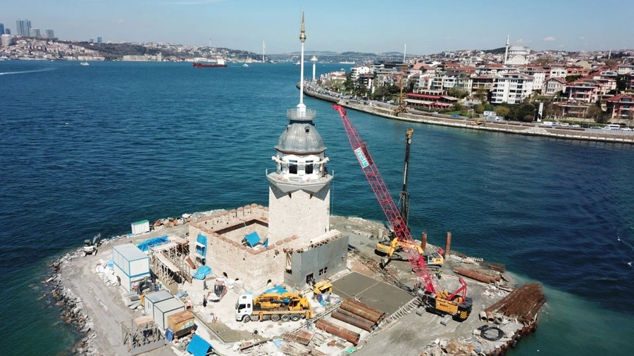 Açılışına günler kaldı! İskele kalktı, Kız Kulesi tamamen ortaya çıktı - Sayfa 5