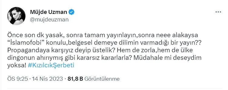 RTÜK'ün 'Kızılcık Şerbeti' yayınını kesmesine tepki: 'Televizyon tarihinde kara bir gün' - Sayfa 17