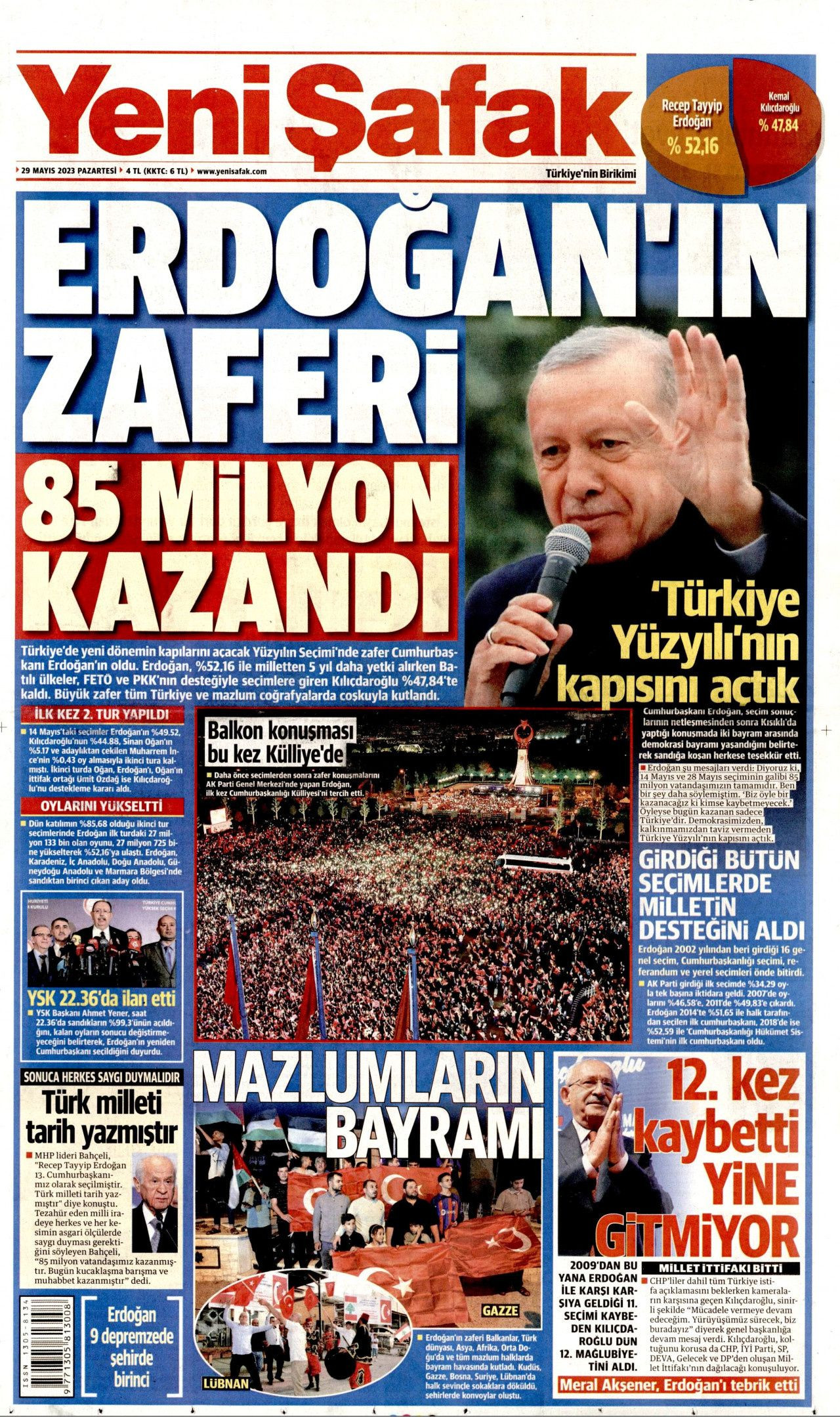 Gazeteler seçimi nasıl gördü? "Her şeye rağmen sandıktan yine Erdoğan çıktı" - Sayfa 17