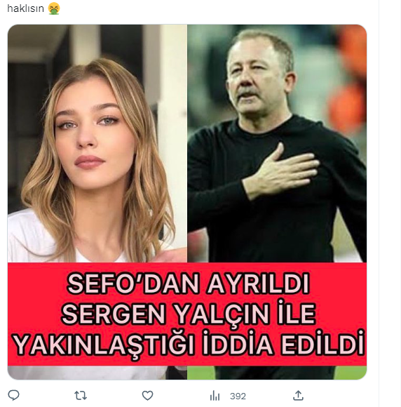 Sergen Yalçın'la aşk iddiasına Sefo'dan manidar paylaşım! - Sayfa 6