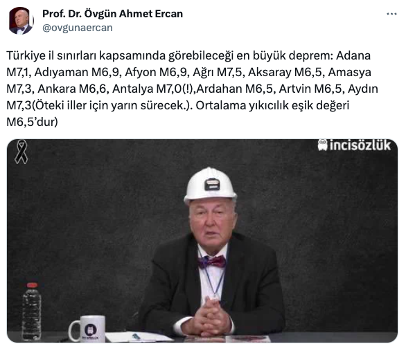 Ahmet Ercan, büyük deprem beklenen illere yenilerini ekledi! Sayı 20’ye yükseldi… - Sayfa 28