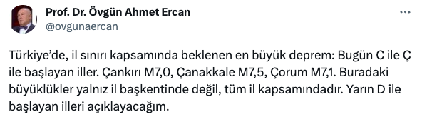 Hangi ilde kaç büyüklüğünde deprem bekleniyor? Prof. Dr. Ahmet Ercan, tek tek saydı… - Sayfa 34