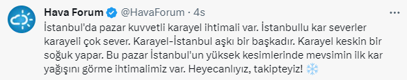 İstanbulluların beklediği haber geldi! Bere, eldiven dolapta ne varsa çıkarın! - Sayfa 3