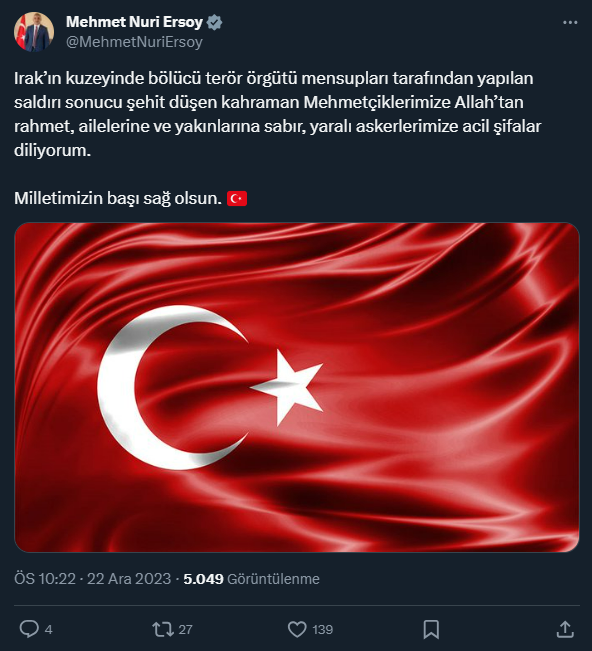 Şehitler için siyasilerden peş peşe taziye mesajları - Sayfa 9