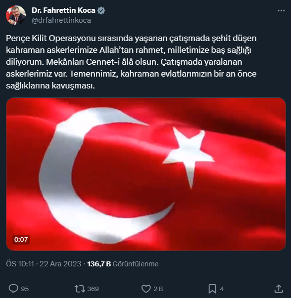 Şehitler için siyasilerden peş peşe taziye mesajları - Sayfa 15