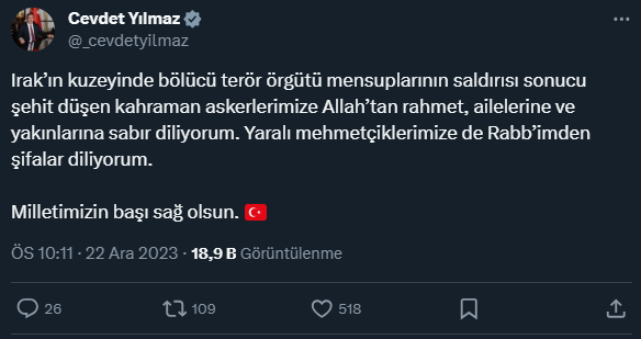 Şehitler için siyasilerden peş peşe taziye mesajları - Sayfa 2