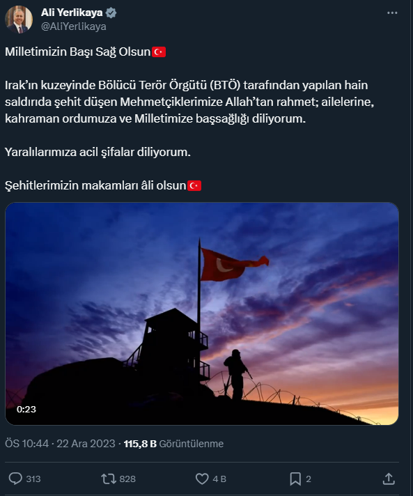 Şehitler için siyasilerden peş peşe taziye mesajları - Sayfa 4