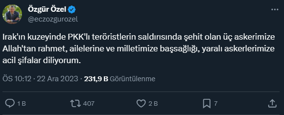 Şehitler için siyasilerden peş peşe taziye mesajları - Sayfa 5