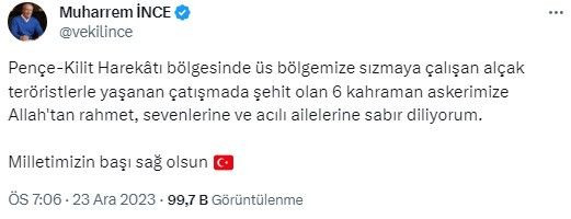 Yüreğimiz yandı! Şehit haberlerinin ardından siyasilerden art arda taziye mesajları - Sayfa 10