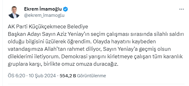 AKP seçim çalışmasında yapılan saldırıya siyasilerden tepki - Sayfa 3