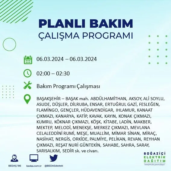 Burada yaşayanlar dikkat! Yarın elektrikler saatlerce kesik olacak - Sayfa 18