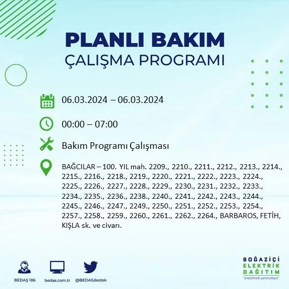 Burada yaşayanlar dikkat! Yarın elektrikler saatlerce kesik olacak - Sayfa 10