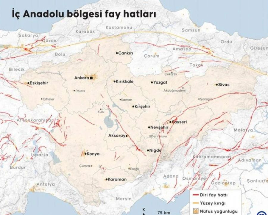 Yenilenmiş MTA diri fay haritası paylaşıldı: İşte fay hattı geçen şehirler - Sayfa 5