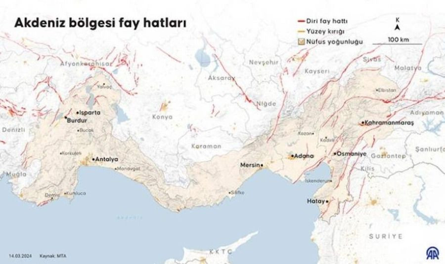 Yenilenmiş MTA diri fay haritası paylaşıldı: İşte fay hattı geçen şehirler - Sayfa 4