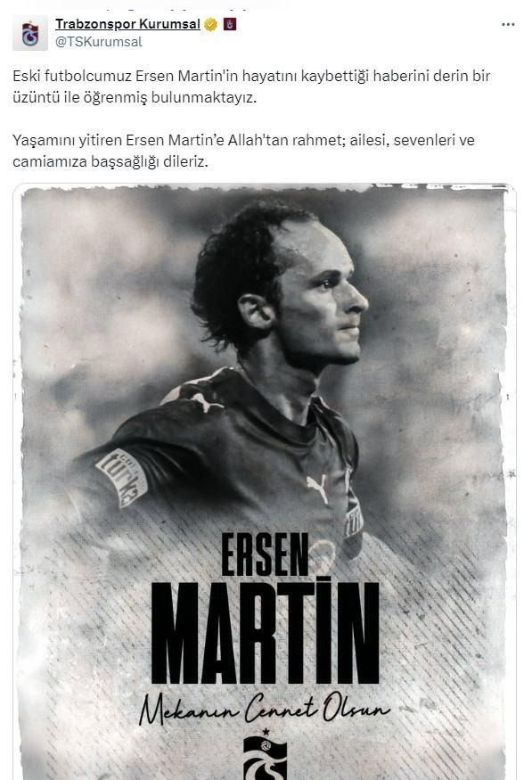 Futbol camiasından Ersen Martin için taziye mesajı - Sayfa 8