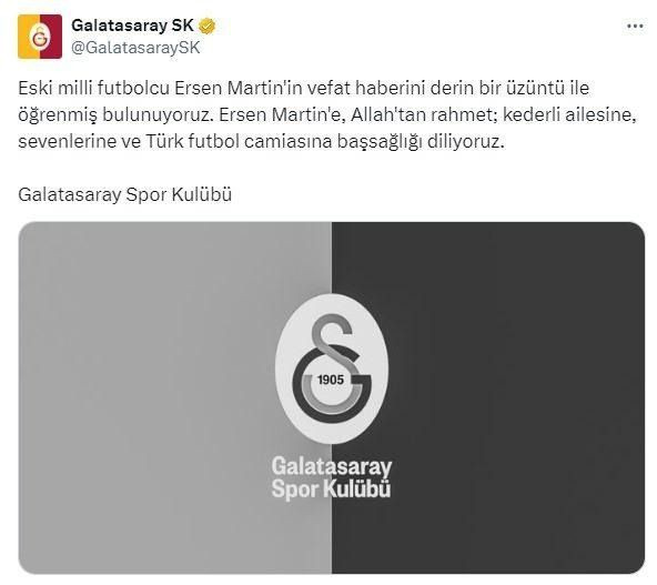 Futbol camiasından Ersen Martin için taziye mesajı - Sayfa 18