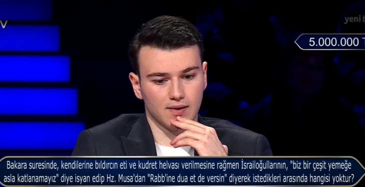 Kim Milyoner Olmak İster'de rekor ödülün sahibi oldu! Berk Göktaş 5 milyonu kazandı - Sayfa 6