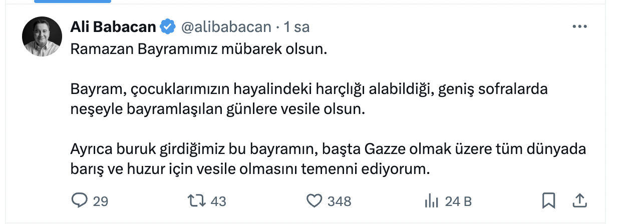 Siyasilerden bayram mesajları - Sayfa 6