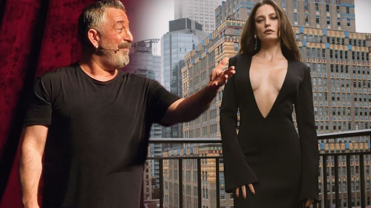 Cem Yılmaz’dan Serenay Sarıkaya’nın dekoltesine olay gönderme! Sosyal medya karıştı… - Sayfa 1