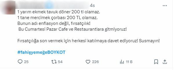 Fahiş fiyatlar isyan ettirdi! Restoran ve kafelerde boykot hareketi büyüyor - Sayfa 5