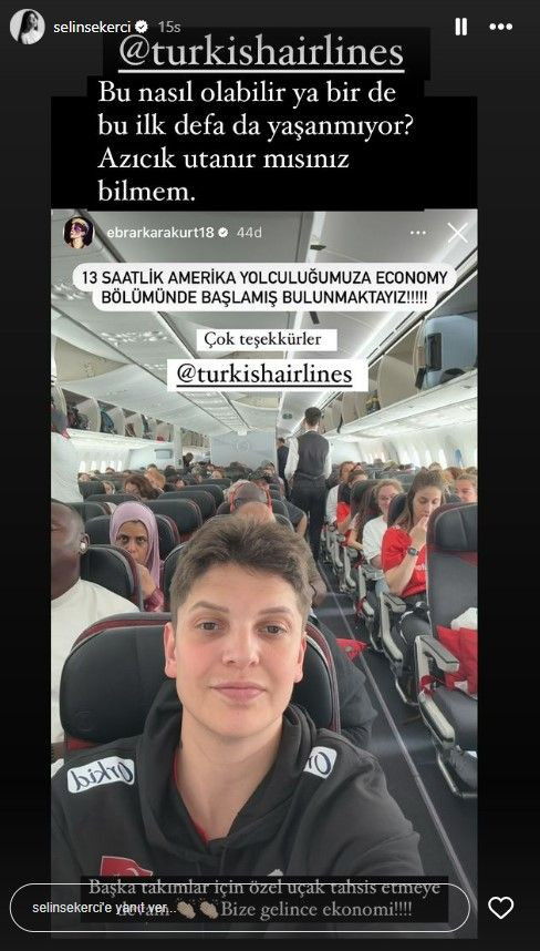 Ünlü isimler, Filenin Sultanları'nın ekonomi sınıfında uçmasına tepki gösterdi: Çilenin Sultanları - Sayfa 7