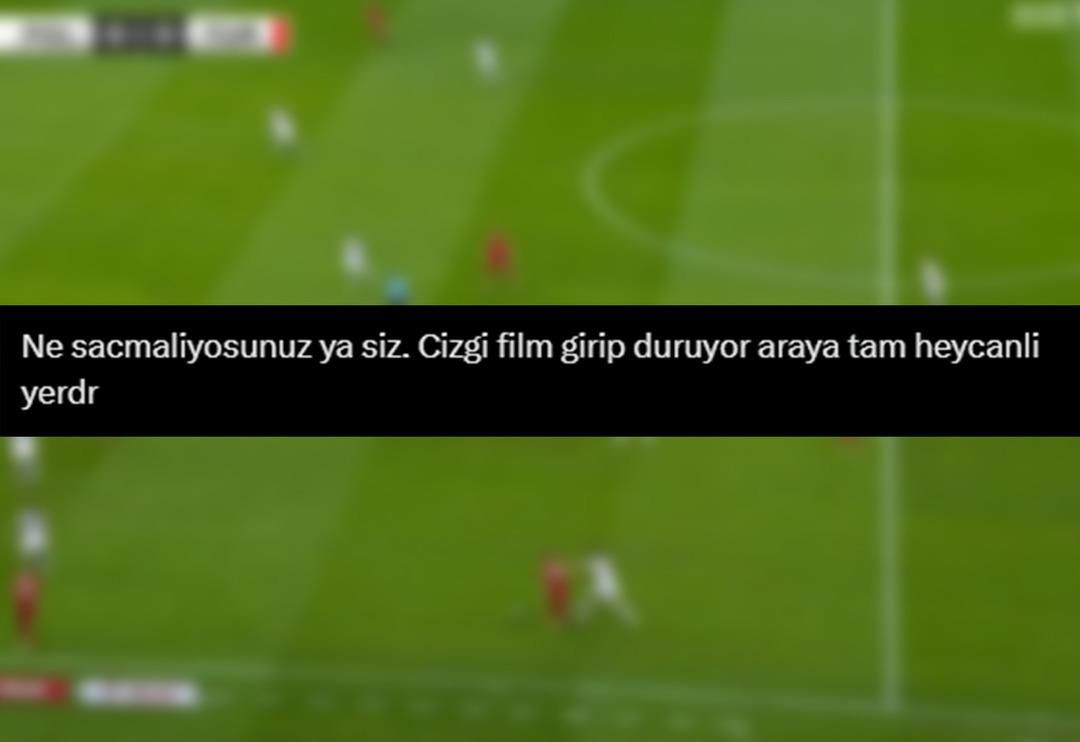 Milli maçta 'çizgi film' şoku! İzleyenler şaştı - Sayfa 10