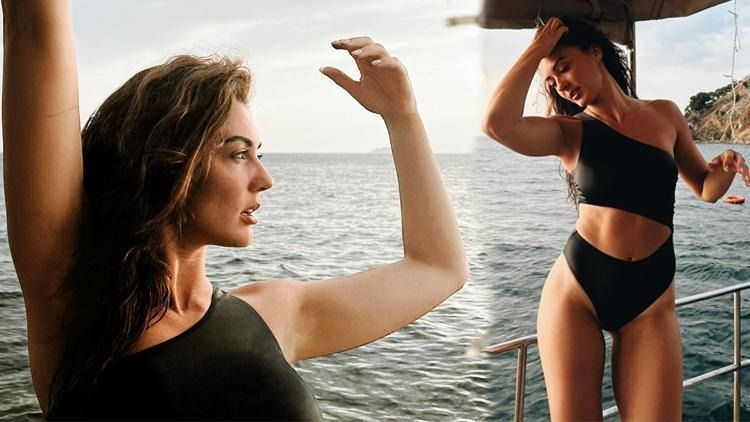 Burcu Özberk cruise gemisi ile tatile çıktı! Bikinili pozlarını peş peşe paylaştı - Sayfa 2