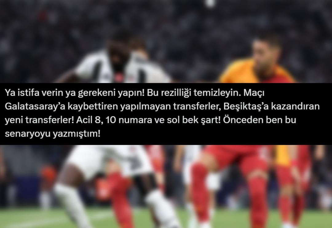 Galatasaray 84 yıl sonra Beşiktaş'a 5 farklı mağlup oldu! Taraftar isyan etti: İstifa etmezseniz... - Sayfa 5