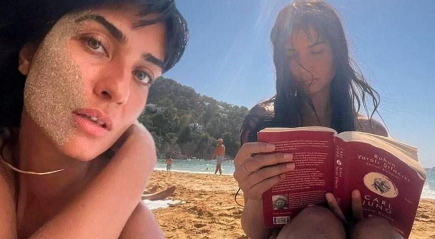 Tuba Büyüküstün'den tatil pozları! 'Tam bir yengeç burcu menüsü' - Sayfa 1