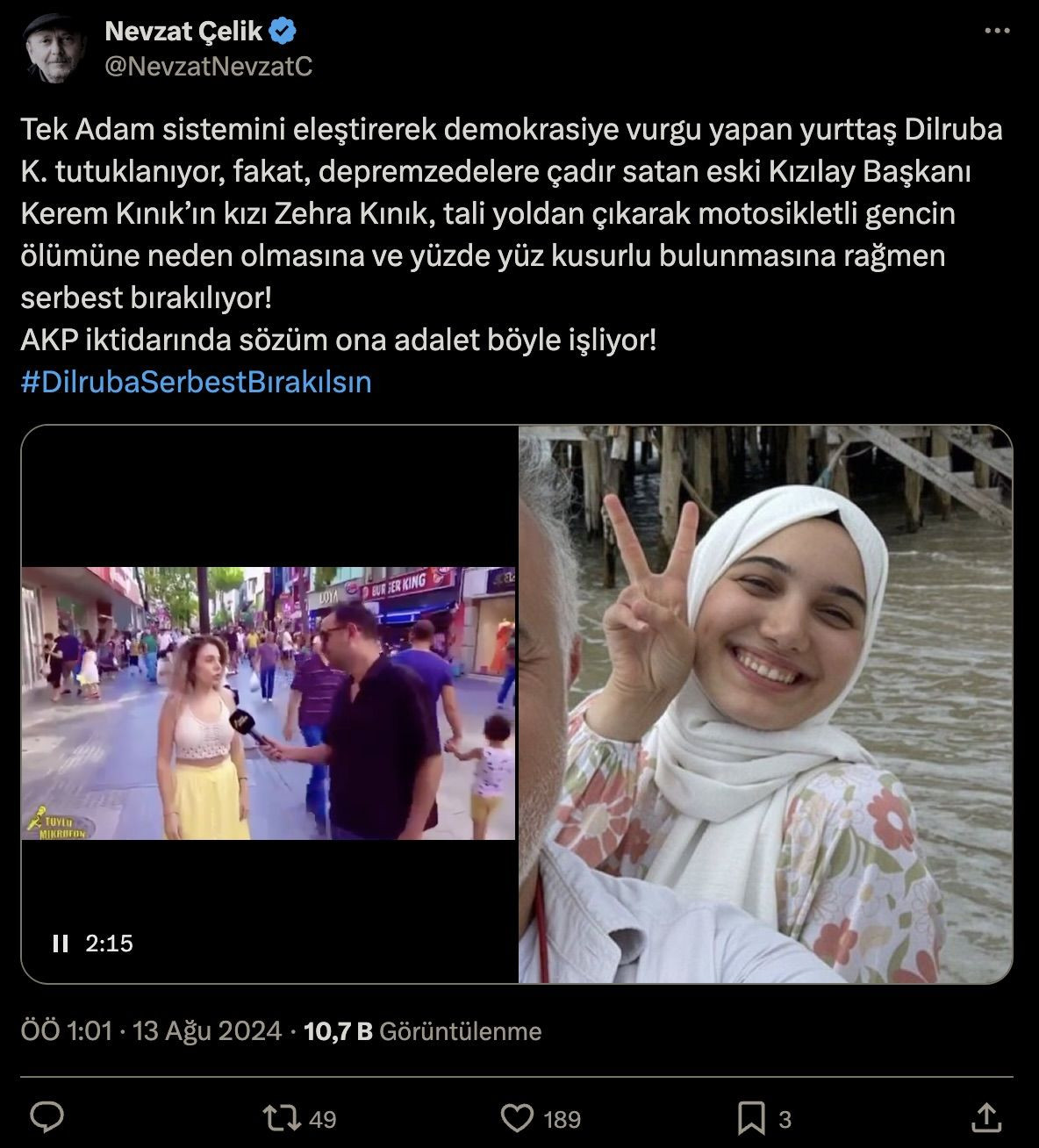 Sokak röportajı nedeniyle tutuklamaya tepki yağdı: "Şu karede tutuklanan sadece bir kişi var!" - Sayfa 9