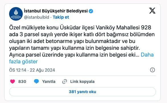 Vaniköy'deki 'kaçak villa' ile ilgili sürpriz detay! Adnan Oktar'ın izi çıktı - Sayfa 11