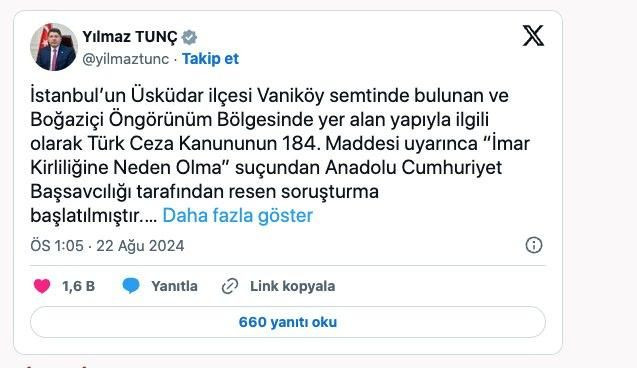 Vaniköy'deki 'kaçak villa' ile ilgili sürpriz detay! Adnan Oktar'ın izi çıktı - Sayfa 13