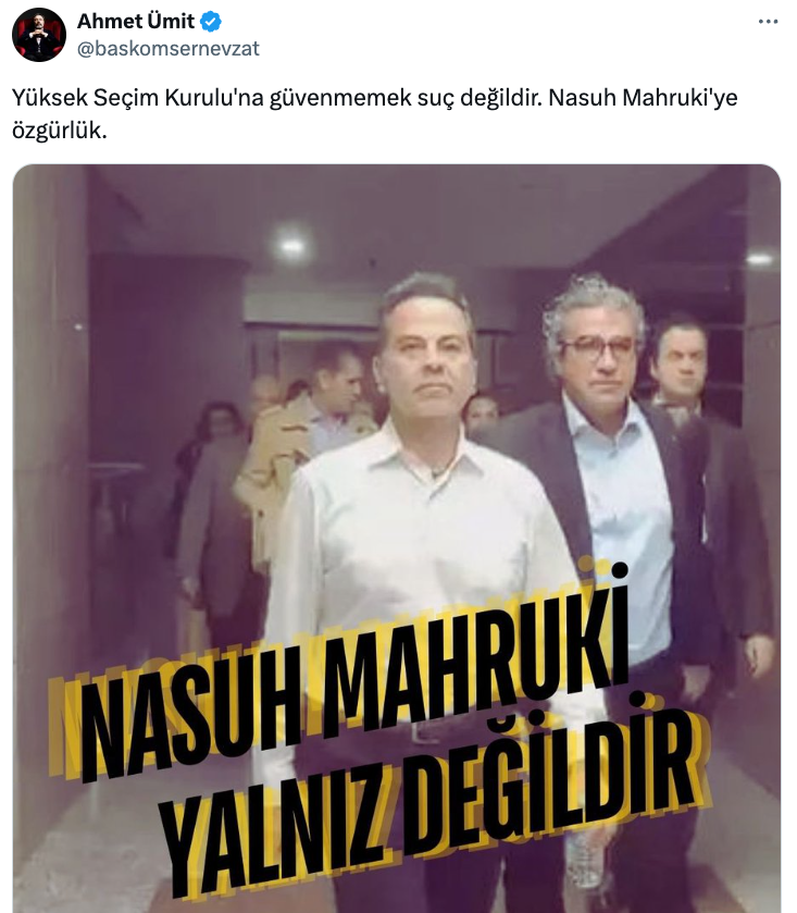 Nasuh Mahruki'nin tutuklanmasına tepki yağdı! 'Bu ülke insanı için hayatını tehlikeye attı…' - Sayfa 16