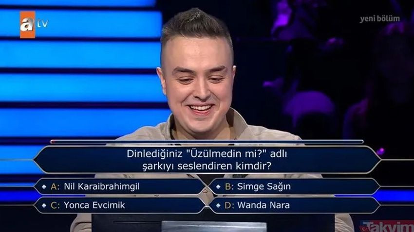 Kim Milyoner Olmak İster'de yarışmacı kahkahaya boğuldu! Wanda Nara ve Simge Sağın aynı soruda! - Sayfa 3