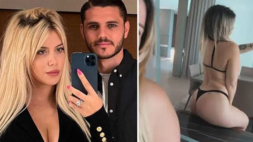 Wanda Nara'dan iç çamaşırlı yatak pozları! Cesur karelere beğeni yağdı... - Sayfa 1