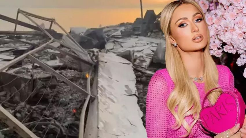 Tamamen kül olmuş: Paris Hilton Los Angeles'taki yangında kaybettiği evinin son halini paylaştı - Sayfa 1