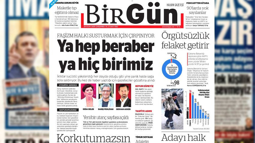 Gazetecilere "bilirkişi" gözaltıları gazete manşetlerinde! İktidara yakın medya görmedi... - Sayfa 3