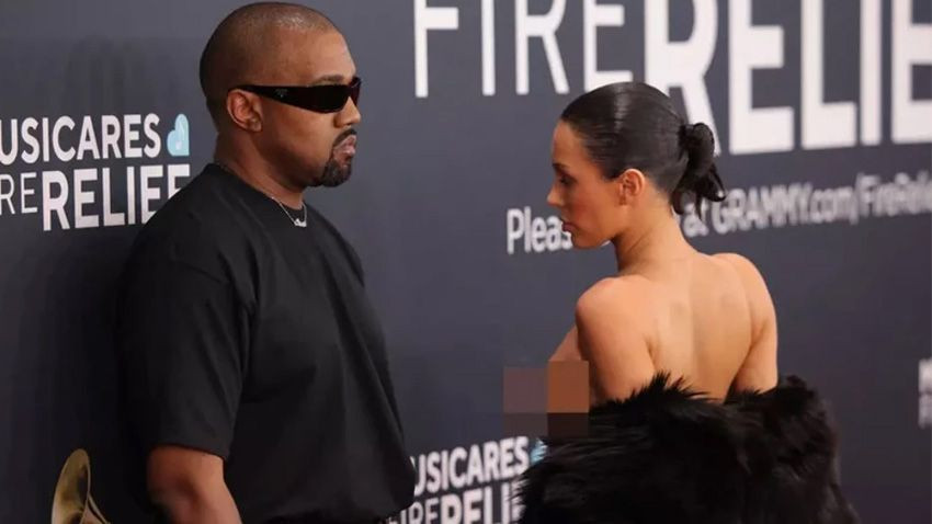 Kanye West'in eşinin çıplak kırmızı halı şovu! Herkes şoke oldu... - Sayfa 3