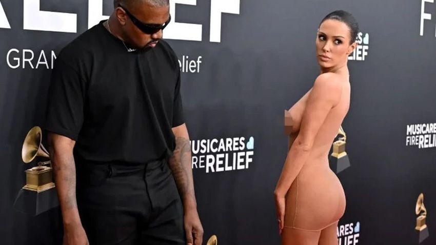 Kanye West'in eşinin çıplak kırmızı halı şovu! Herkes şoke oldu... - Sayfa 4