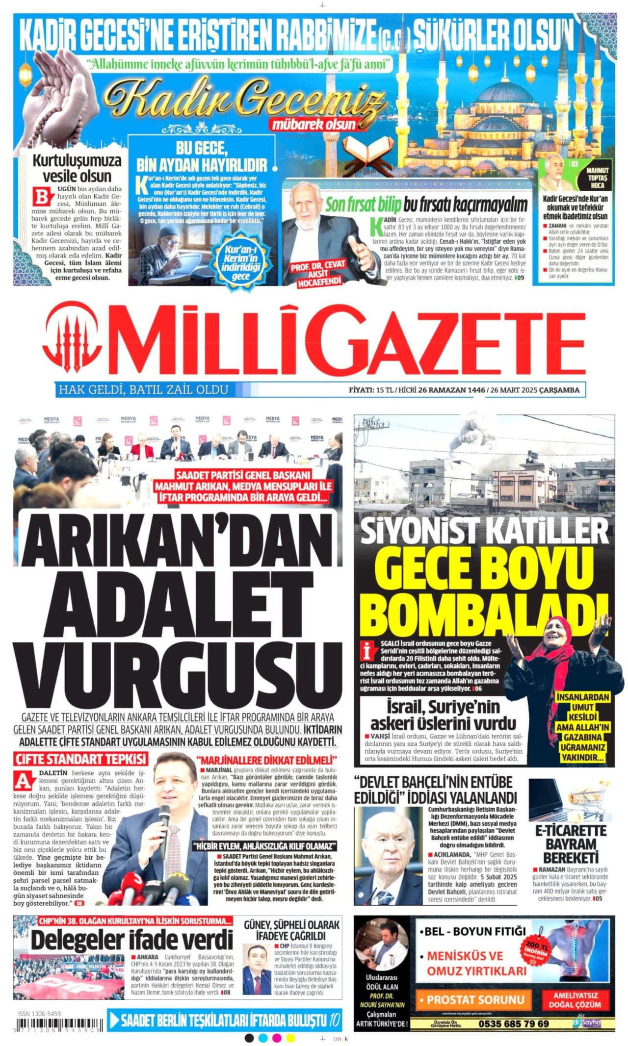 Gazeteler Saraçhane’deki son buluşmayı nasıl gördü? İşte günün manşetleri… - Sayfa 21