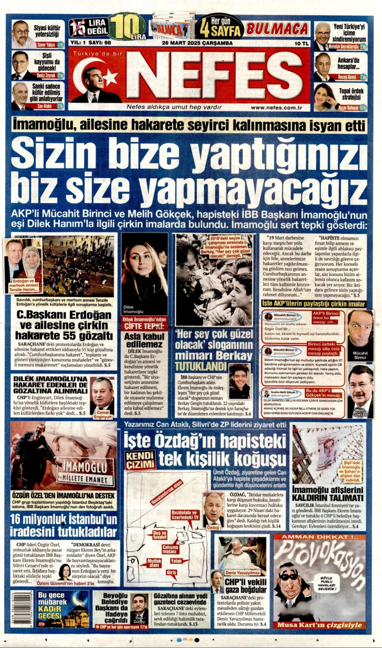 Gazeteler Saraçhane’deki son buluşmayı nasıl gördü? İşte günün manşetleri… - Sayfa 5