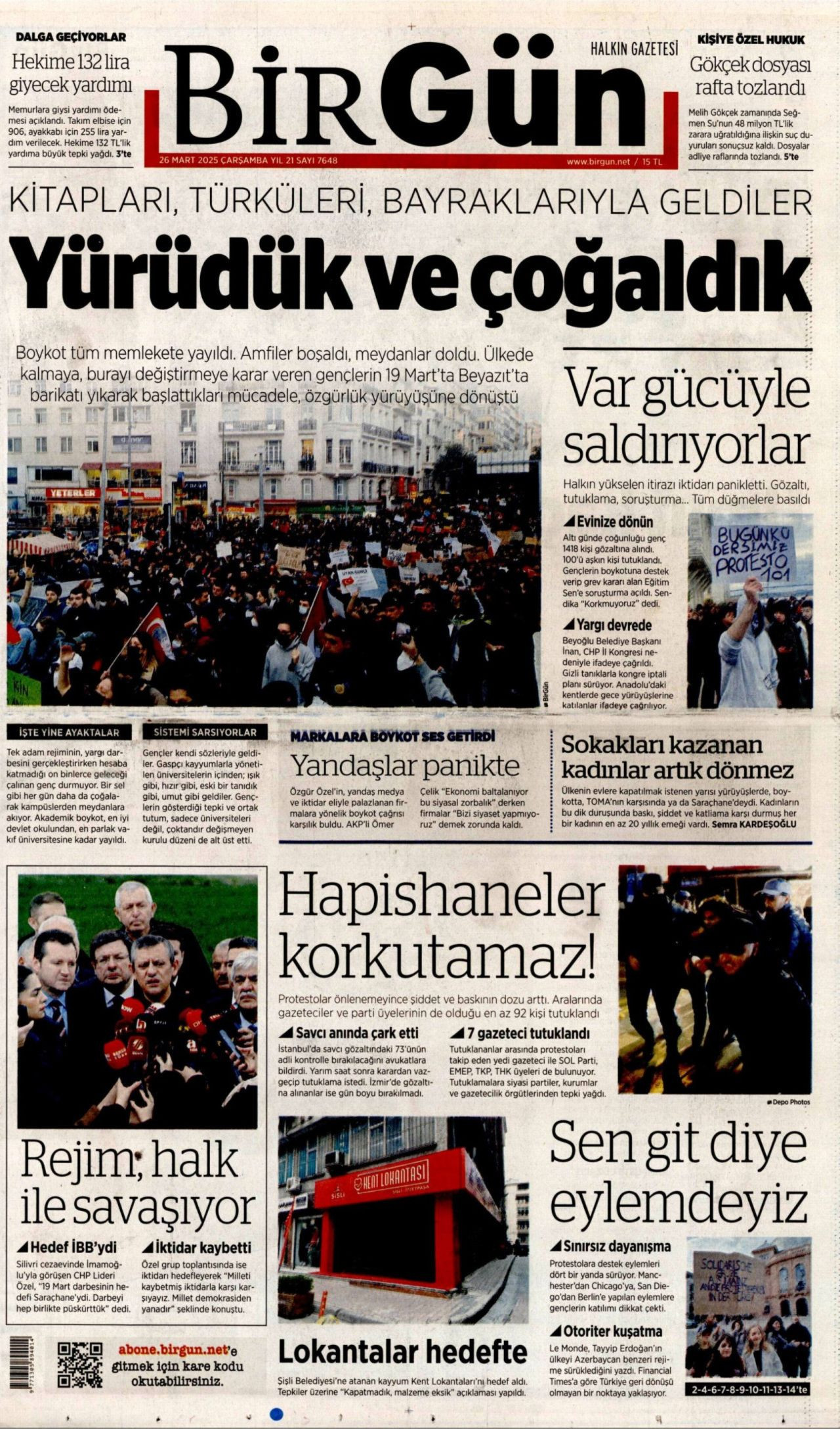 Gazeteler Saraçhane’deki son buluşmayı nasıl gördü? İşte günün manşetleri… - Sayfa 17