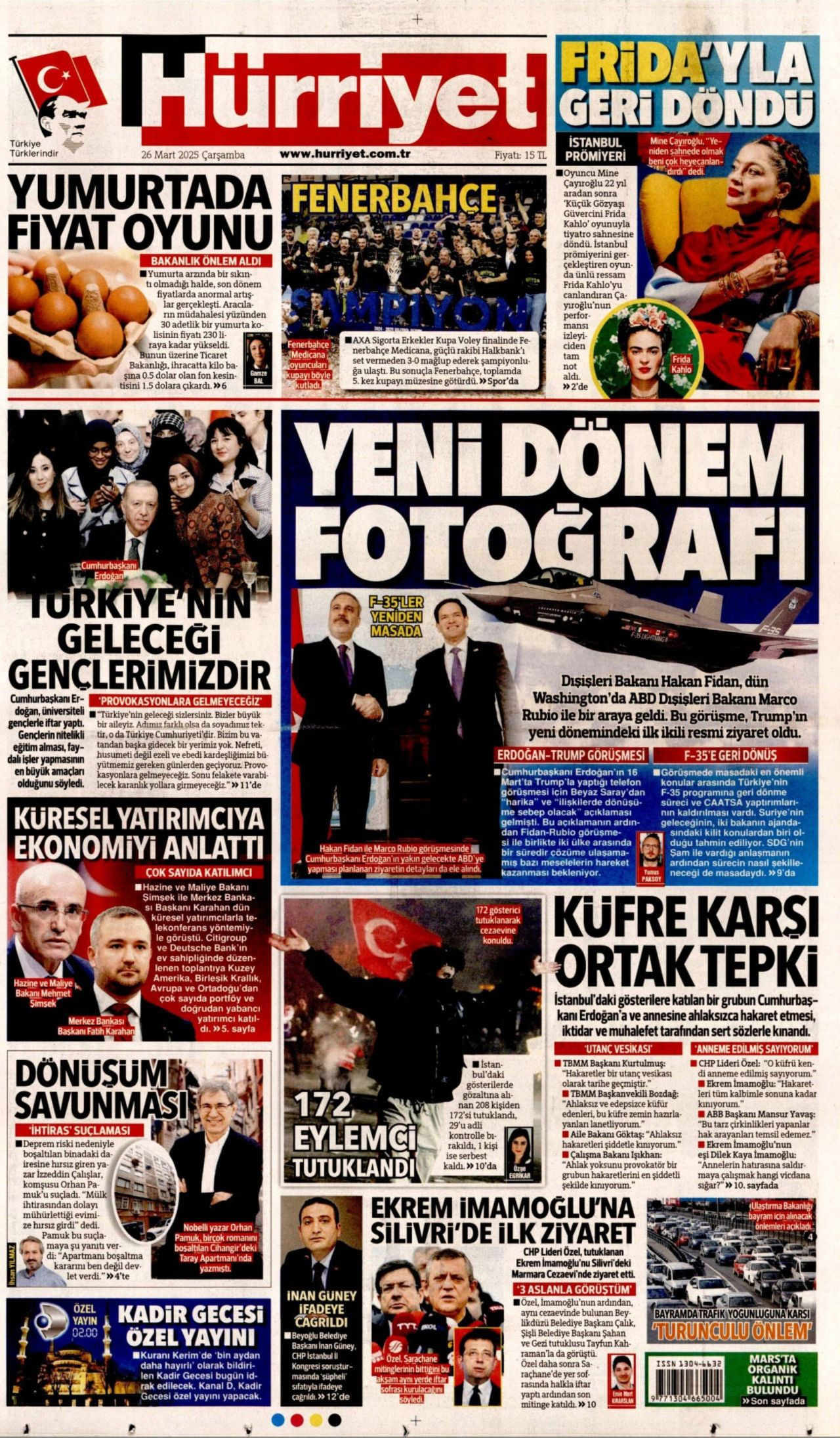 Gazeteler Saraçhane’deki son buluşmayı nasıl gördü? İşte günün manşetleri… - Sayfa 12