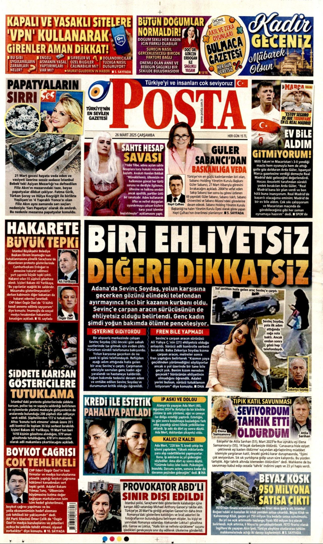 Gazeteler Saraçhane’deki son buluşmayı nasıl gördü? İşte günün manşetleri… - Sayfa 7
