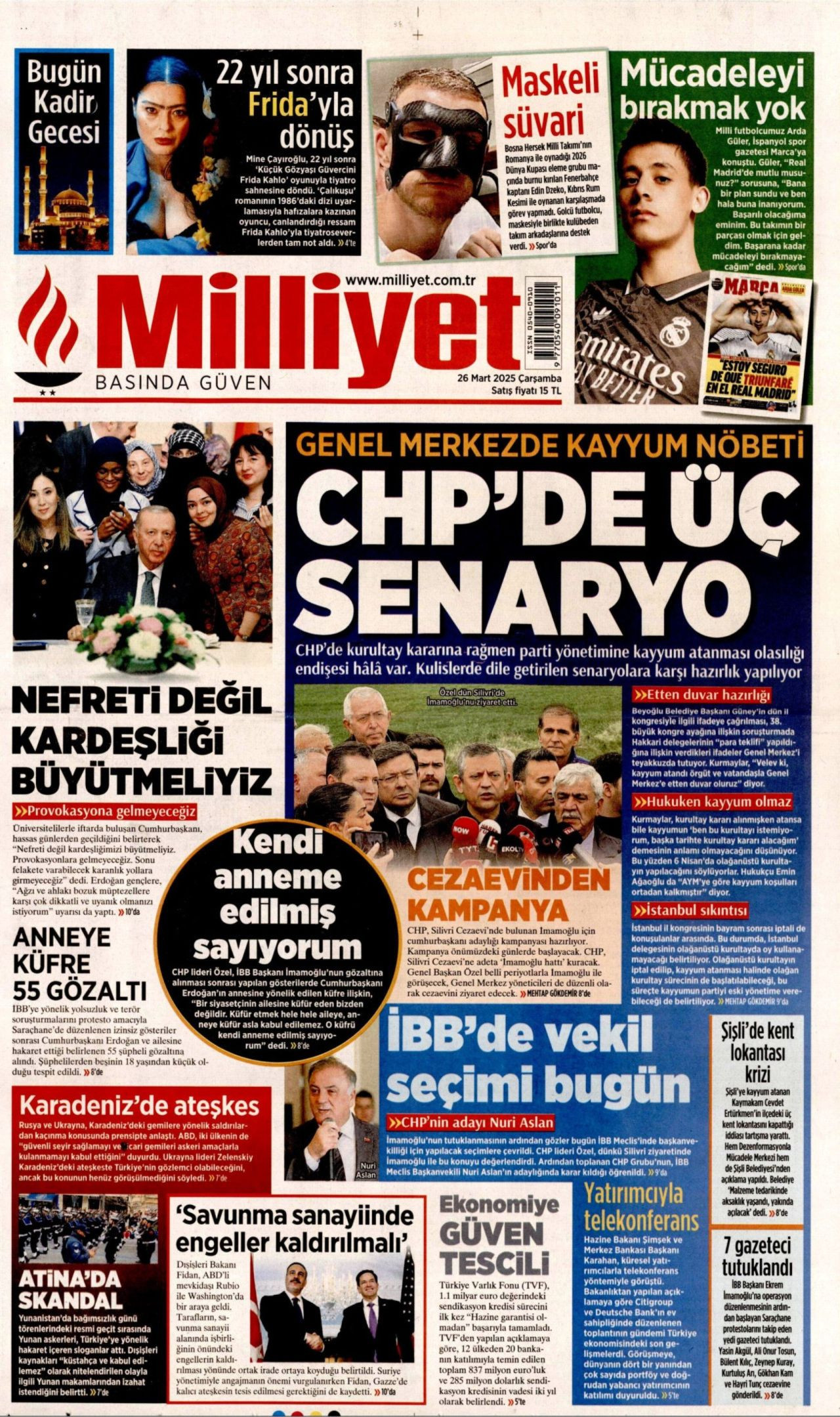 Gazeteler Saraçhane’deki son buluşmayı nasıl gördü? İşte günün manşetleri… - Sayfa 11